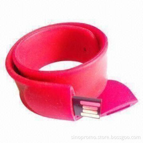 Pull Back Bracelet USB Drive, Various Colors Available